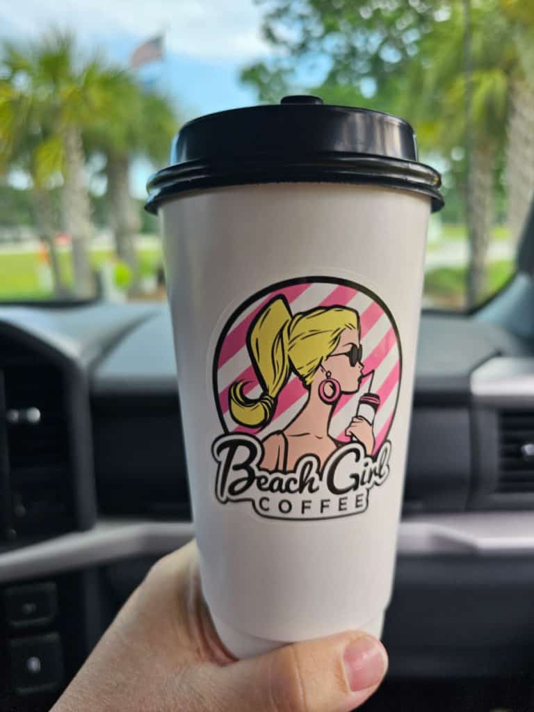 Beach Girl Coffee Cup