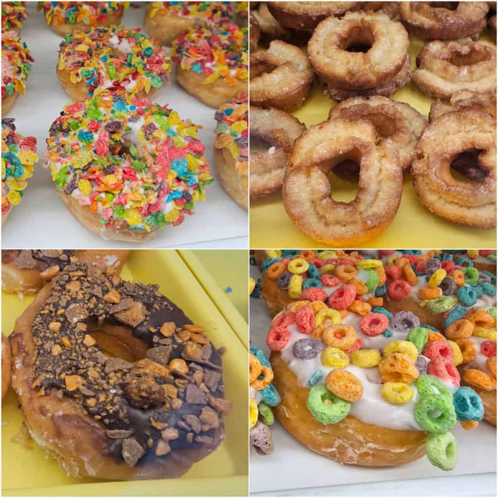 Collage of the Best Donuts in Gulf Shores and Orange Beach