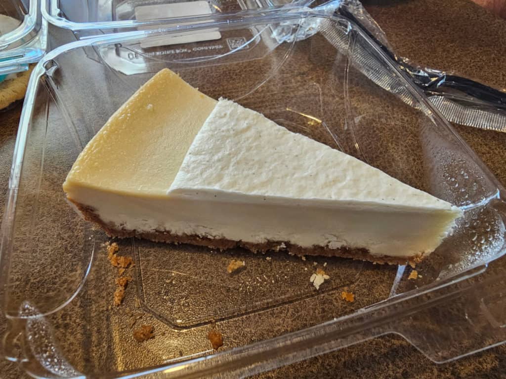 New York Cheesecake Slice, Hope's Cheesecake, Gulf Shores, Alabama