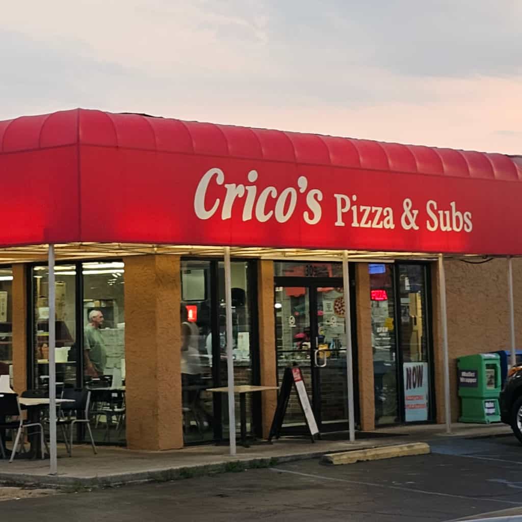 Crico's Pizza & Subs restaurant exterior 