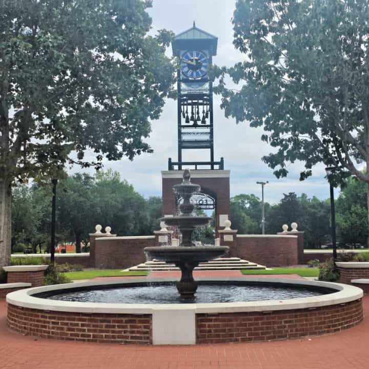 Foley historic clock and fountain