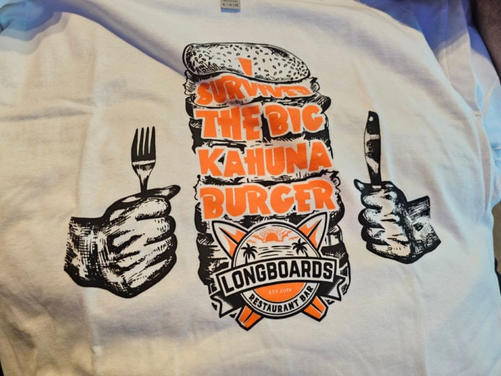 I survived the Big Kahuna Burger t-shirt