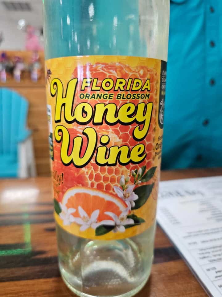 Florida Orange Blossom Honey Wine bottle