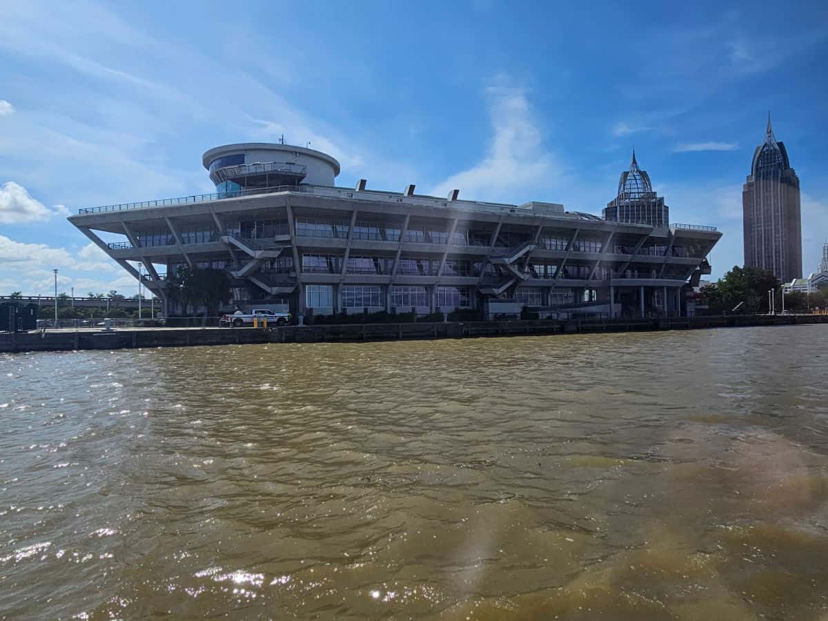 maritime museum of the gulf from the water