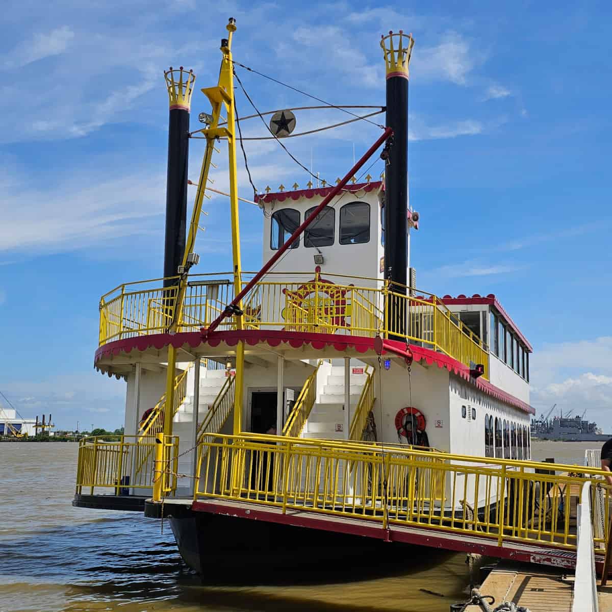 Perdido Queen Paddleboat at dock