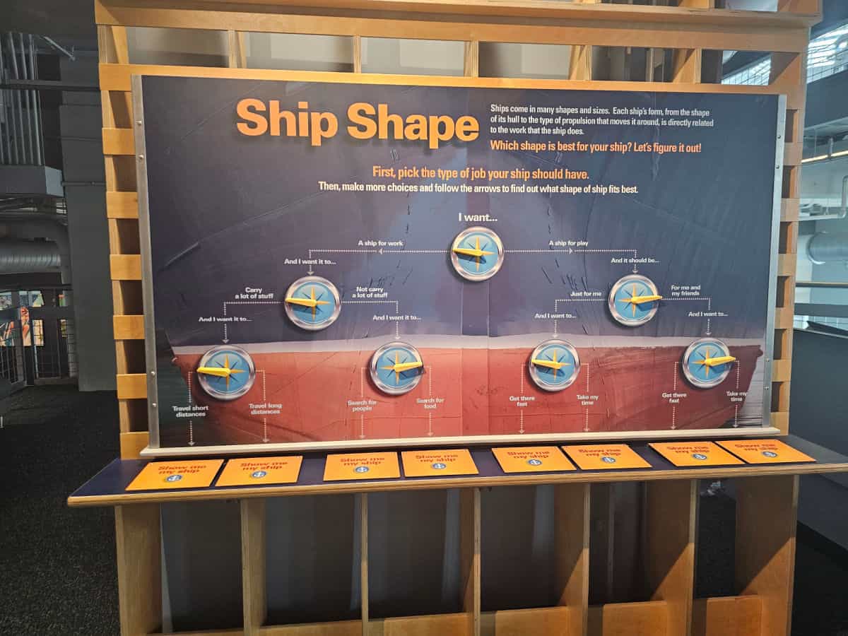 Ship shape exhibit