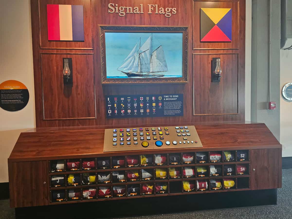 Signal flags exhibit