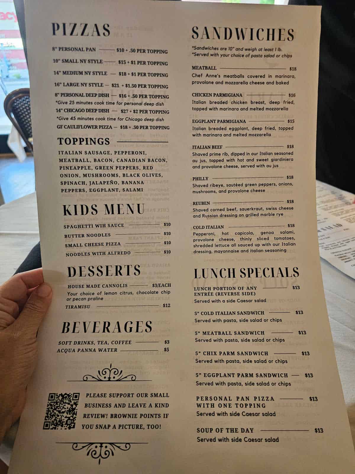 pizza kids menu sandwiches lunch specials menu at Italian Kitchen