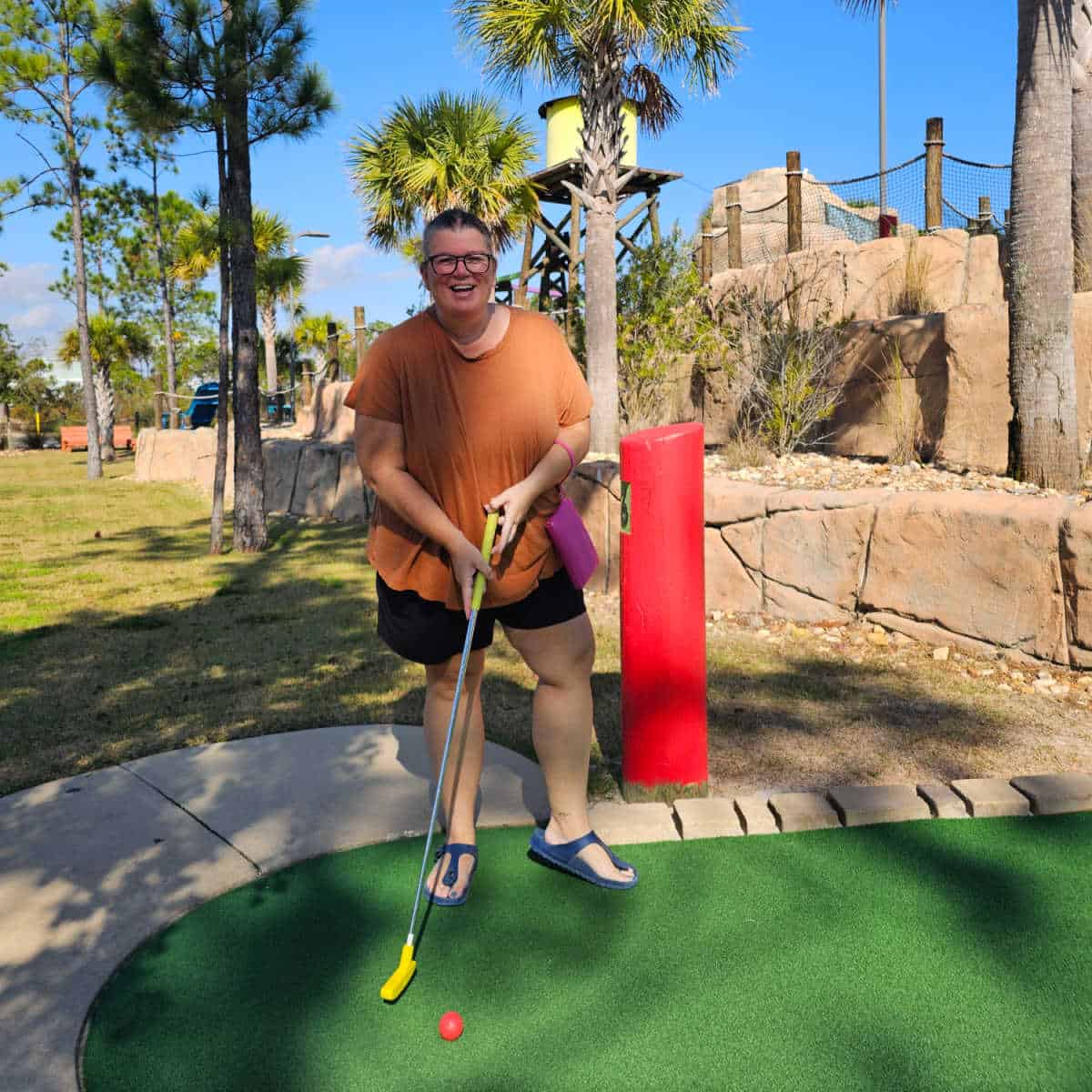 Tammilee at Beachside Mini Golf