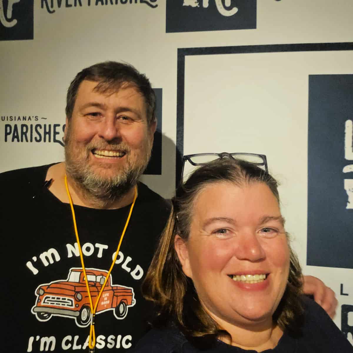 Happy travelers at Gulf Coast Journeys event in Louisiana.