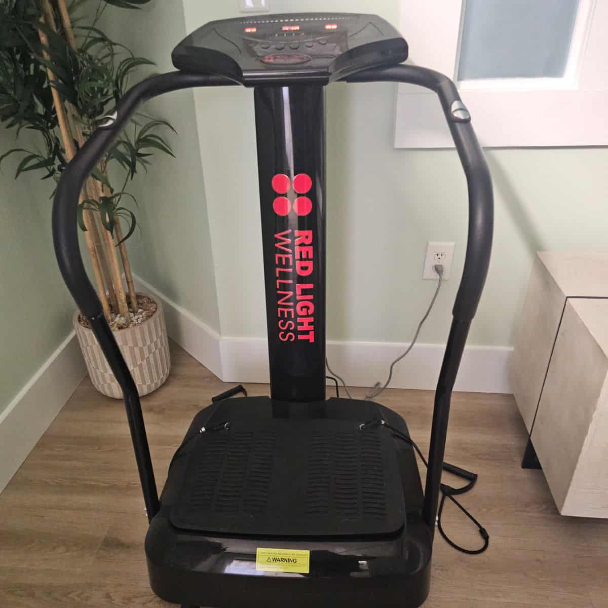 red light wellness vibration plate machine