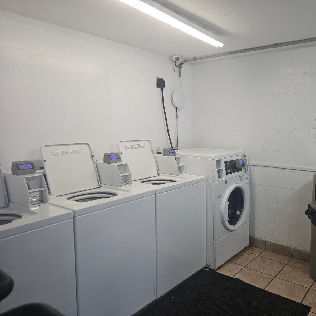 paid washing maching and dryer