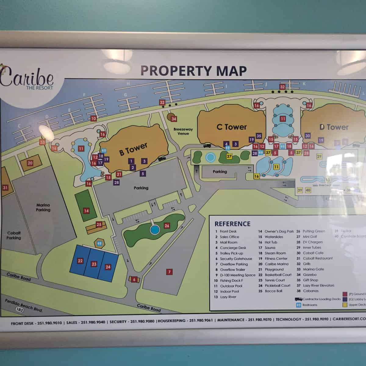 caribe property map