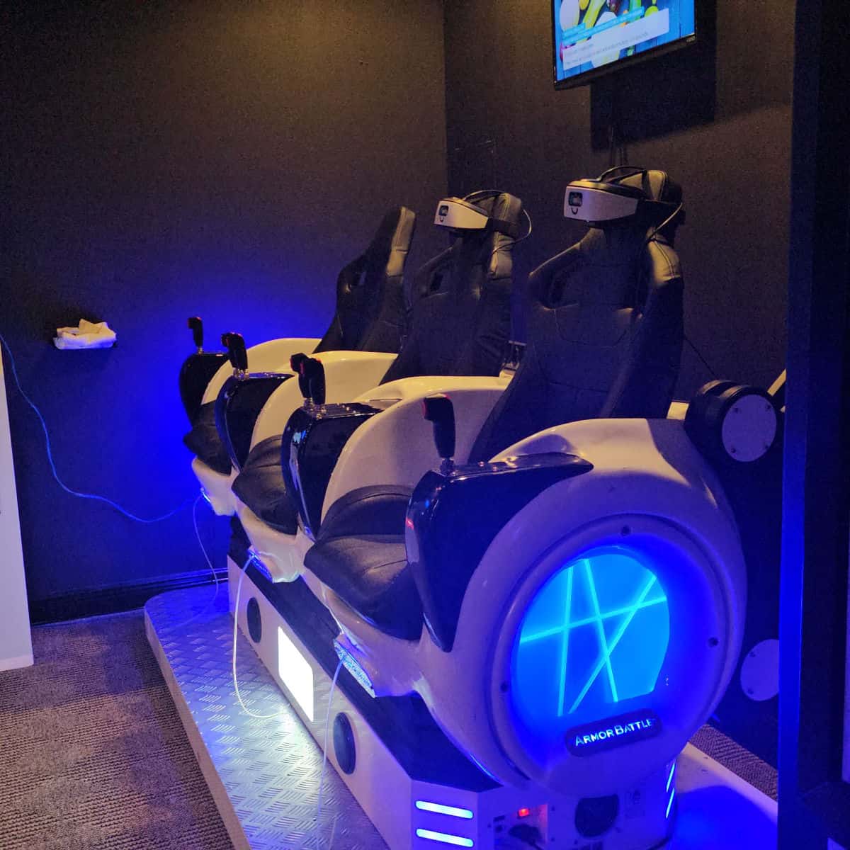 Armor Battle VR game chairs